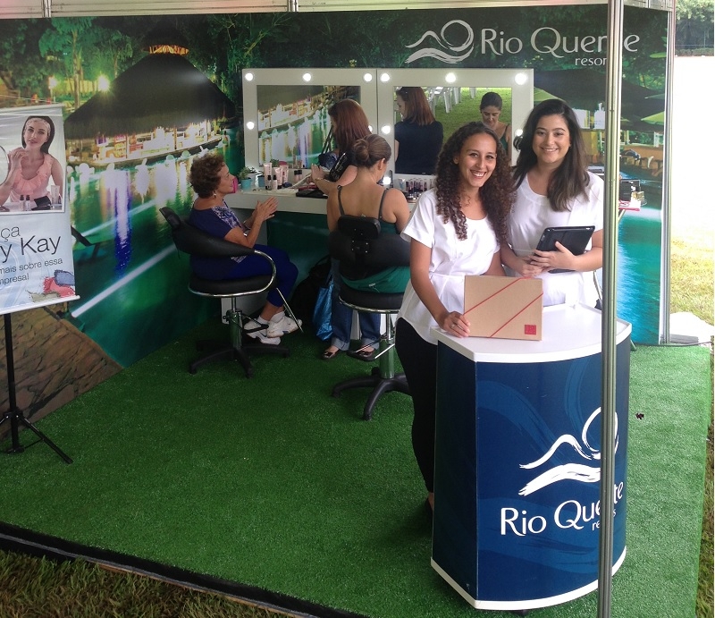 Ação Semana da Mulher Clube Pinheiros - Ação de Live Marketing Rio Quente Resorts